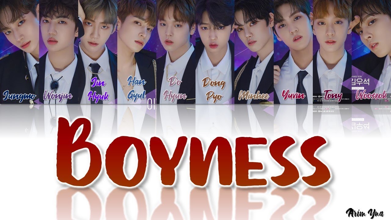 PRODUCE X 101 소년미 (少年美) (Boyness) (Color Coded Lyrics Han/Eng/Rom) YouTube