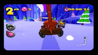 Wacky Races Starring Dastardly & Muttley PS2 All Boss Race Challenges