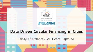 Webinar on Data Driven Circular Financing in Cities