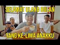 SELAMAT ULANG BULAN YANG KE-LIMA, ANAKKU.. 😍