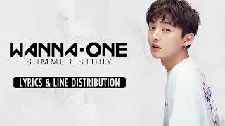 Wanna One (워너원) - Summer Story (여름 이야기 - Immortal Song) [Line Distribution & Lyrics (Han/Rom/Eng)]