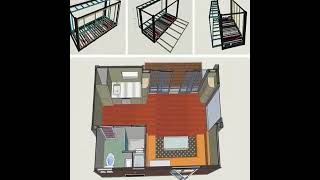 Direct supply Modern design Push out container house