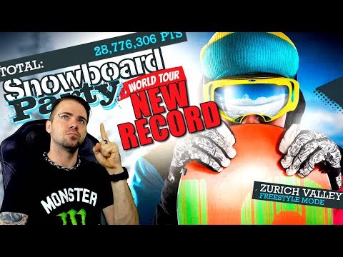 Shattering Records in Snowboard Party World Tour