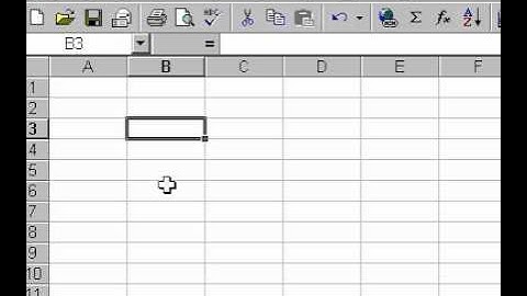 Microsoft Office Excel 2000 Active cells
