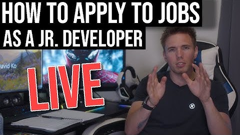 🔴How to apply to Jr. Developer jobs  - NOW ON TWITCH | @joshuafluke everywhere