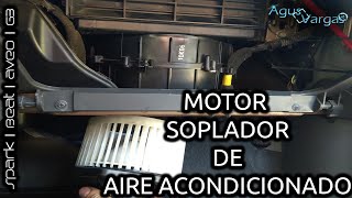LIMPIEZA Y DESARME DE MOTOR SOPLADOR DE AIRE ACONDICIONADO SPARK/BEAT/AVEO/G3/CHEVY | Agus Vargas
