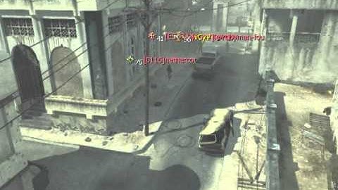 throwing knife first blood kill across map - MW3 Game Clip bakara