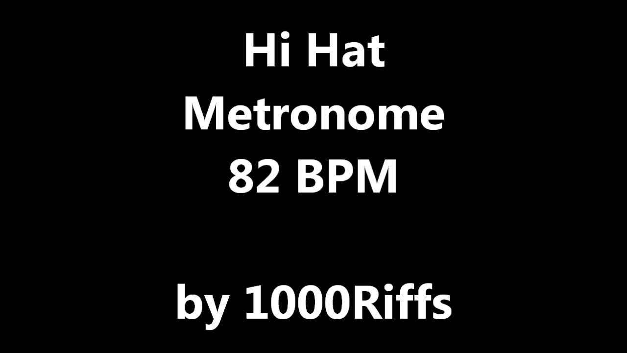 metronome 82 bpm