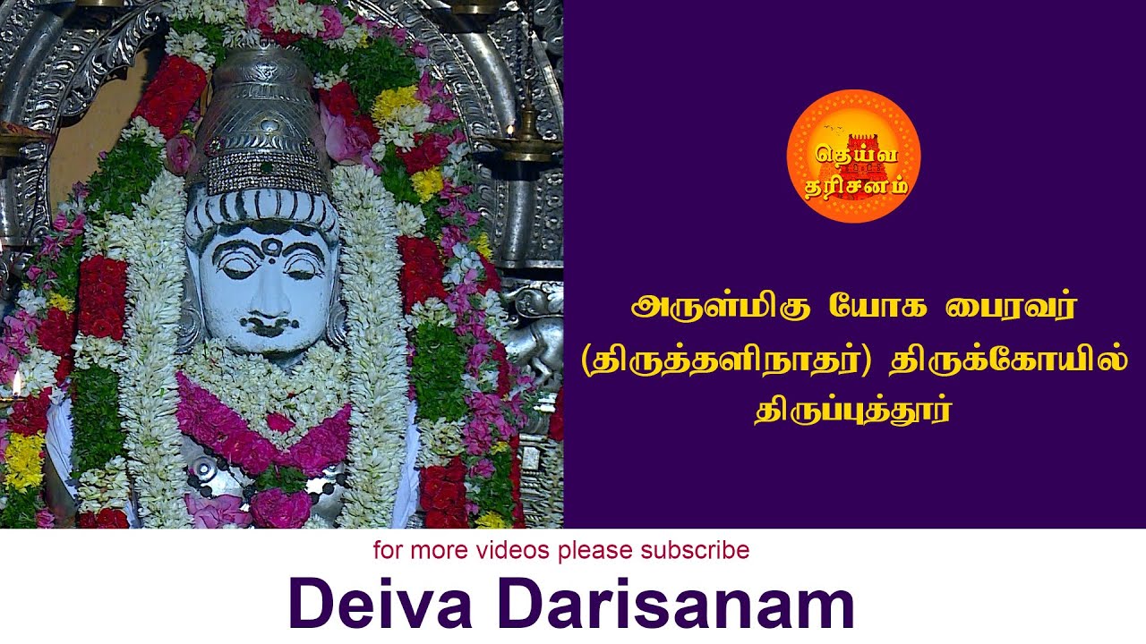 ஸ்ரீ யோக பைரவர் (திருத்தளிநாதர் ...