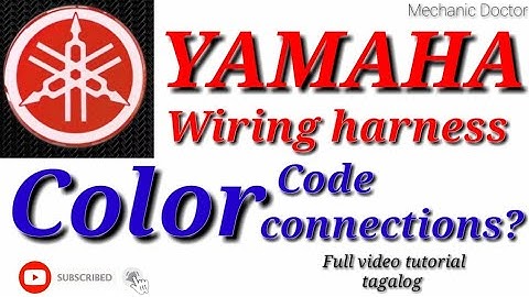 YAMAHA wiring harness COLOR CODE!?