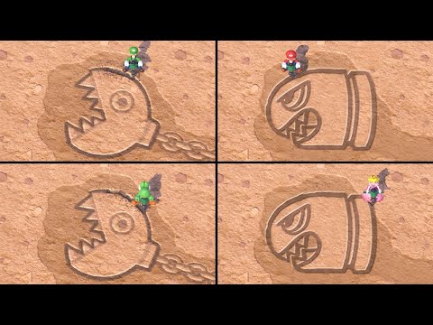 Mario Party Superstars Minigames - Mario Vs Peach Vs Yoshi Vs Luigi (Master Difficulty)