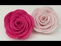 How to make felt roses i easy felt flower