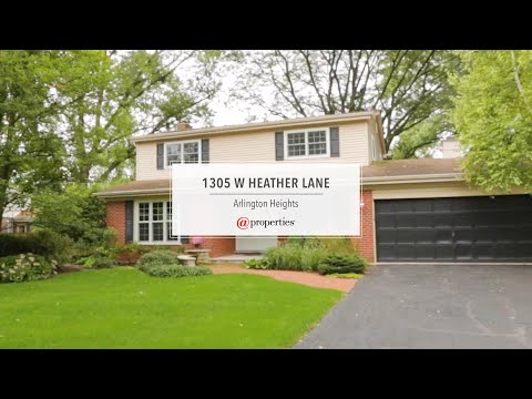 1305 W Heather Lane, Arlington Heights, IL home video tour