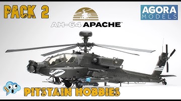 Agora AH-64D Apache Longbow 1/24 model build, part 2.