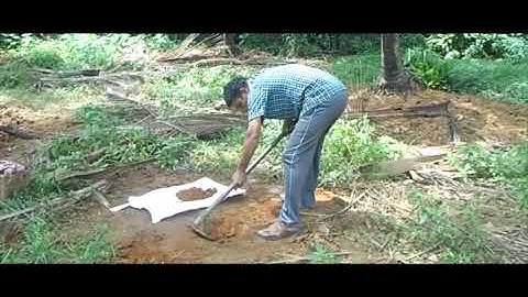 Procedure for soil sample collection in Malayalam