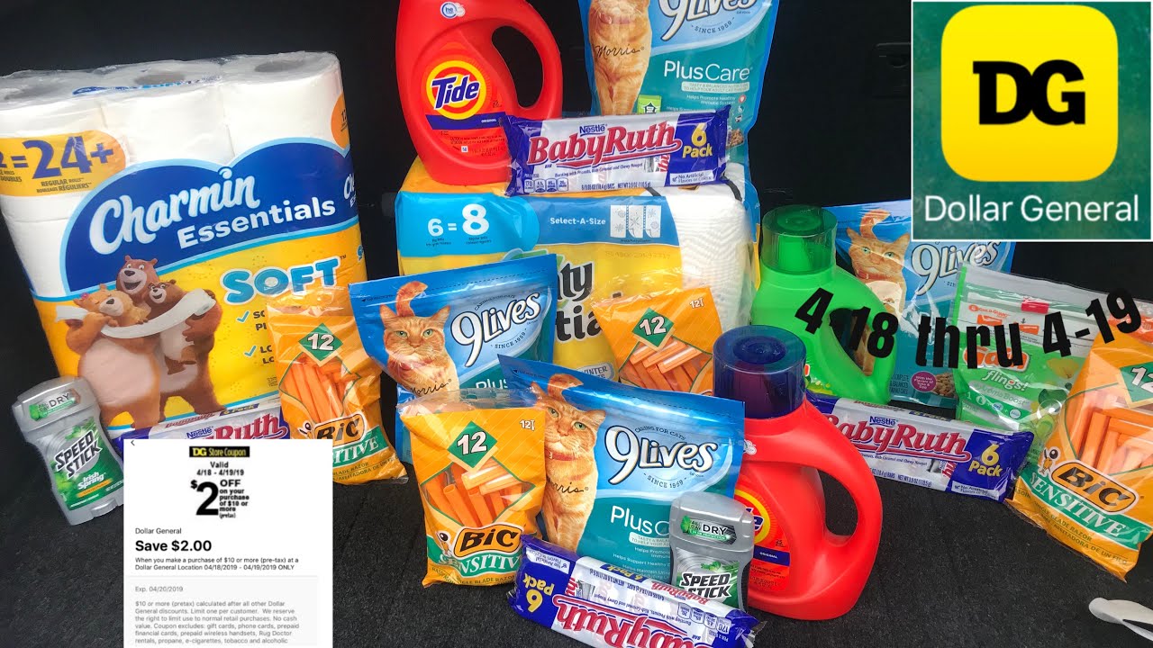 2/10 Deals for Dollar General today and Friday ONLY 18th and 19th