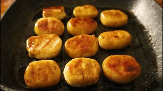Crispy Potato Cheese Mochi Bites | 3 ingredients and makes a delicious snack!