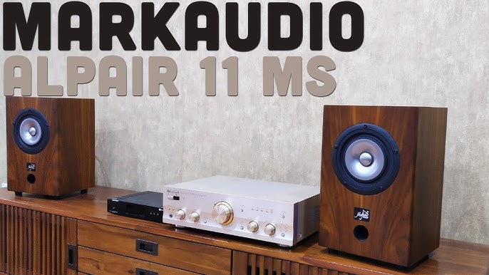 Clip test loa full range bookshelf speaker Markaudio Alpair 11 MS ...