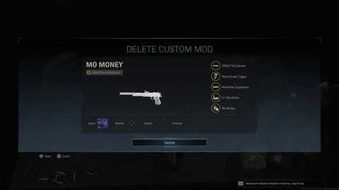 Modern Warfare - How To Save & Delete Custom Weapon Blueprints