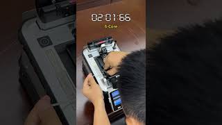 AI-X2 Bare Fiber Splicing: 12-Core Fused in Under 3 Minutes