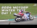 2024 motogp winter test  day 1  sepang international circuit