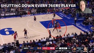 OG ANUNOBY shutting down every single 76ERS player defensively