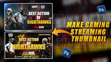 How to Make Gaming Thumbnail Design | Adobe Photoshop | PUBG MOBILE Thumbnail 2024 Tutorial Bangla