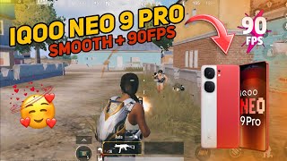 IQOO NEO 9 PRO BGMI SMOOTH + 90FPS GRAPHICS GAMEPLAY🤯🔥|| BEST ANDROID GAMING PHONE 2024 | BGMI 90FPS