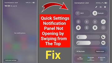 Fix Quick Settings Notification Panel Not Opening by Swiping from the Top After One UI 7 Update