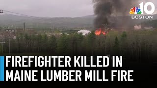 Firefighter killed in Maine lumber mill fire that left 10 more hurt Profile
