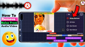 How To Remove Background Noise From Audio/Video in Kinemaster | Kinemaster Audio Editing - The Techi