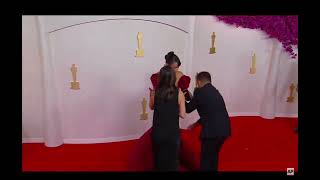 Liza Koshy Falls at The Oscars