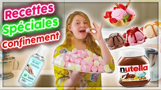 DIY RECETTES EN CONFINEMENT: NUTELLA, CHAMALLOW, GEL ANTIBACTÉRIEN, GLACE