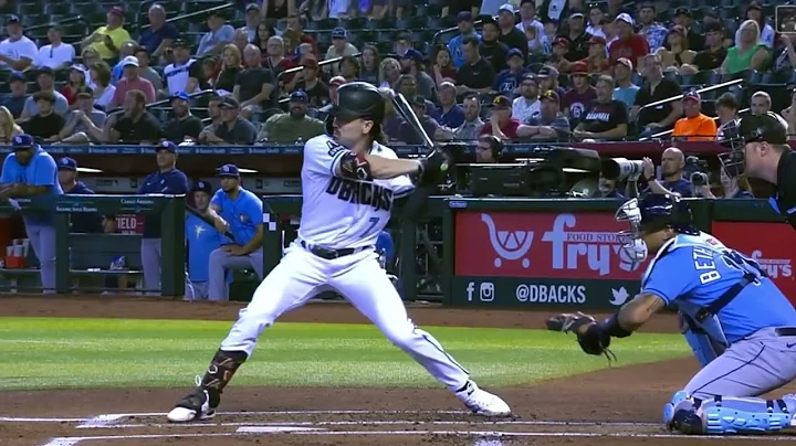 Corbin Carroll Slow Motion Swing