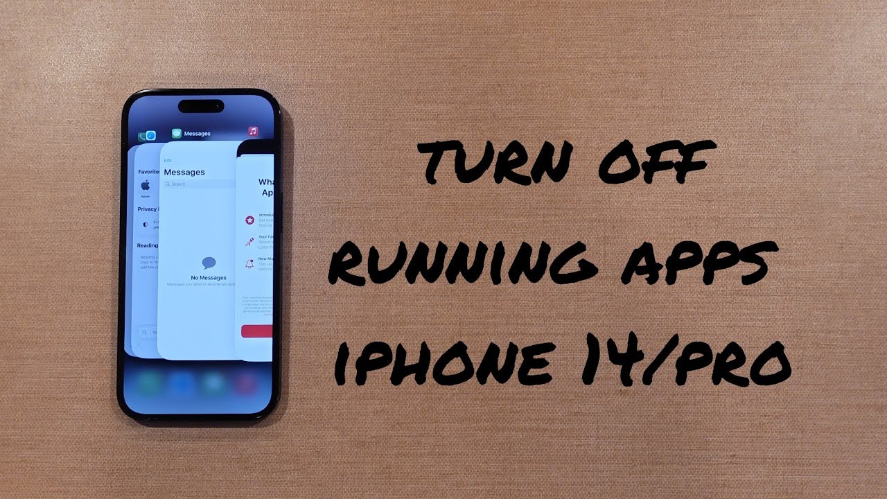Running Apps Iphone Image Turn Off Running/ Malfunctioning Apps iPhone 14/Pro - YouTube