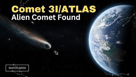 Alien Comet 3I/ATLAS 🚀 James Webb Just Found Something Shocking #AlienComet #JamesWebb #NASA