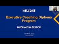 Information Session for the Goizueta Executive Coaching Diploma