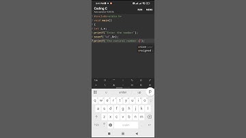 A c programming to Print natural number