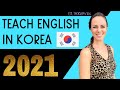 Teach English in South Korea 2021 | EPIK, TaLK and Hagwons