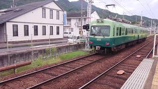 京阪 石山坂本線 600形 603-604 京阪旧塗装 6087-608  滋賀里  20190918