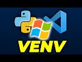 This is how to create a python virtual environment in vs code with venv