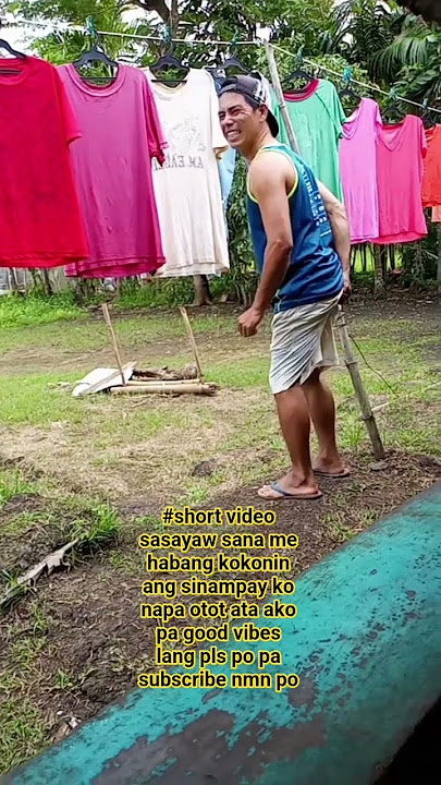 #shortvideo kokonin ko sana ung sinampay ko at sasayaw kaso napa otot me pa good vibes lang po to