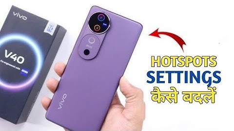 How To Change Hotspot password in Vivo V40 5g | Vivo V40 5g में Hotspot Data Limit कैसे लगाएं