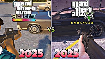 Gta Vice City NextGen Edition Vs Gta V Enhanced Comparison