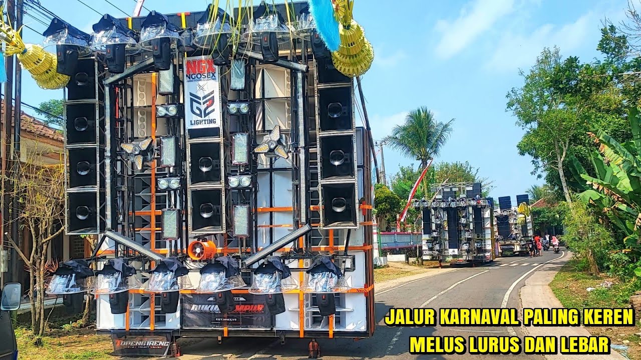Jalur karnaval paling sempurna, Rute start finish karnaval Desa pagak dengan jalan mulus dan lebar