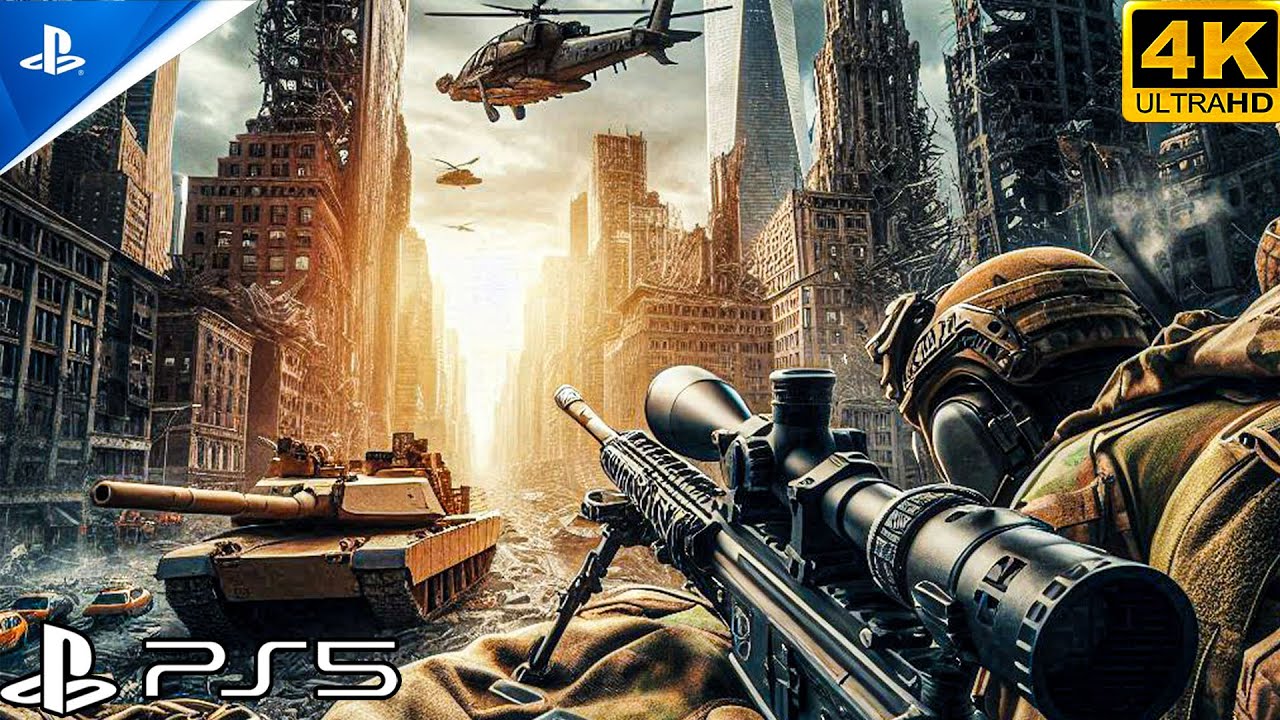 DESTROYING RUSSIAN ARMY IN NEWYORK (PS5) Realistic ULTRA Graphics ...