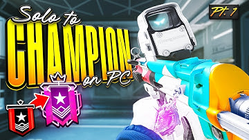 How a Console PRO solo Q to CHAMP in PC LOBBIES! (part 1)
