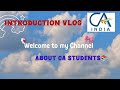Welcome to my life ♥️ this is introduction vlog 🥰 #mylifedairy #firstvlog #ca #caaspirants