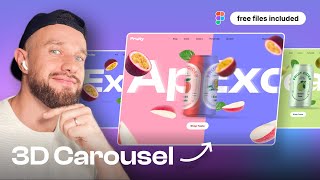 Figma Tutorial: 3D Carousel Slider (+ free files 🎁)