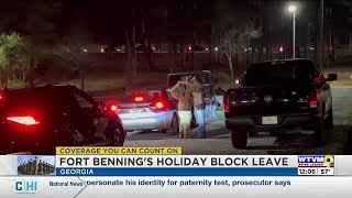 Fort Benning soldiers head home, reconnect with families during holiday block leave